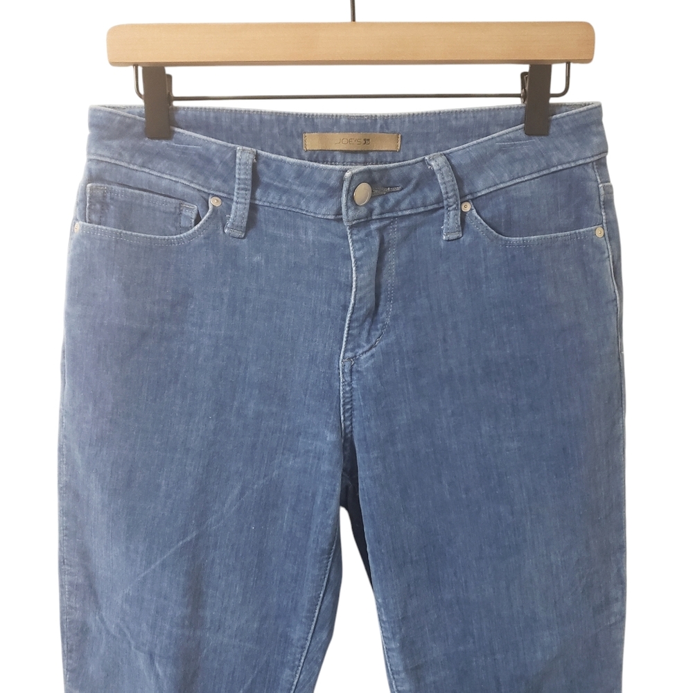 Joe's Jeans Charlie‎ Velvet High Rise Skinny Jeans Blue Sz 28 - Picture 2 of 13